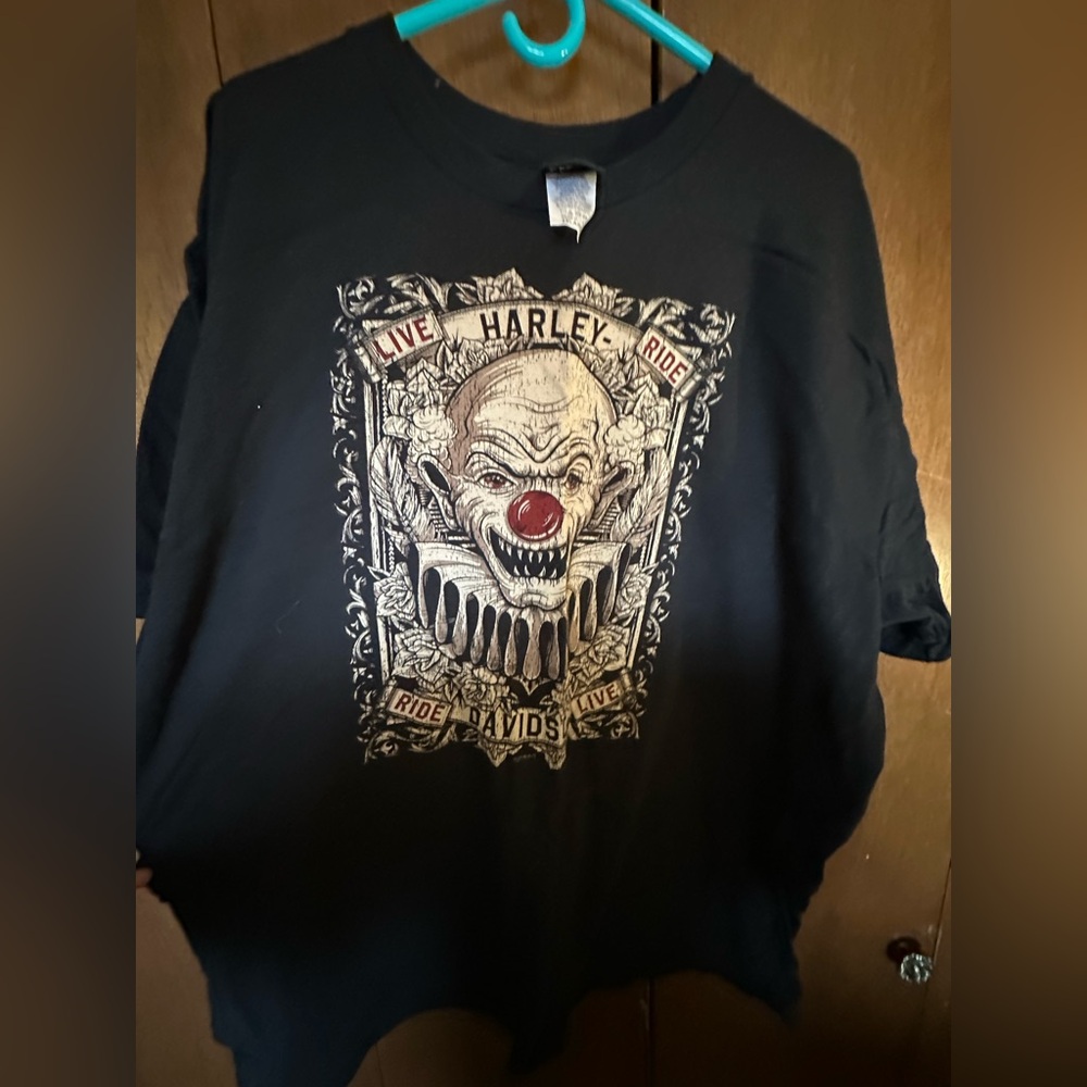Men’s Harley-Davidson Black Kids Shirt with Skull Design